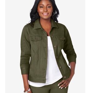 NWT army green jacket